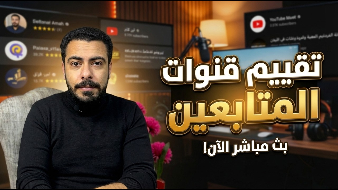 سهرة تقييم قنوات يوتيوب | بث مباشر