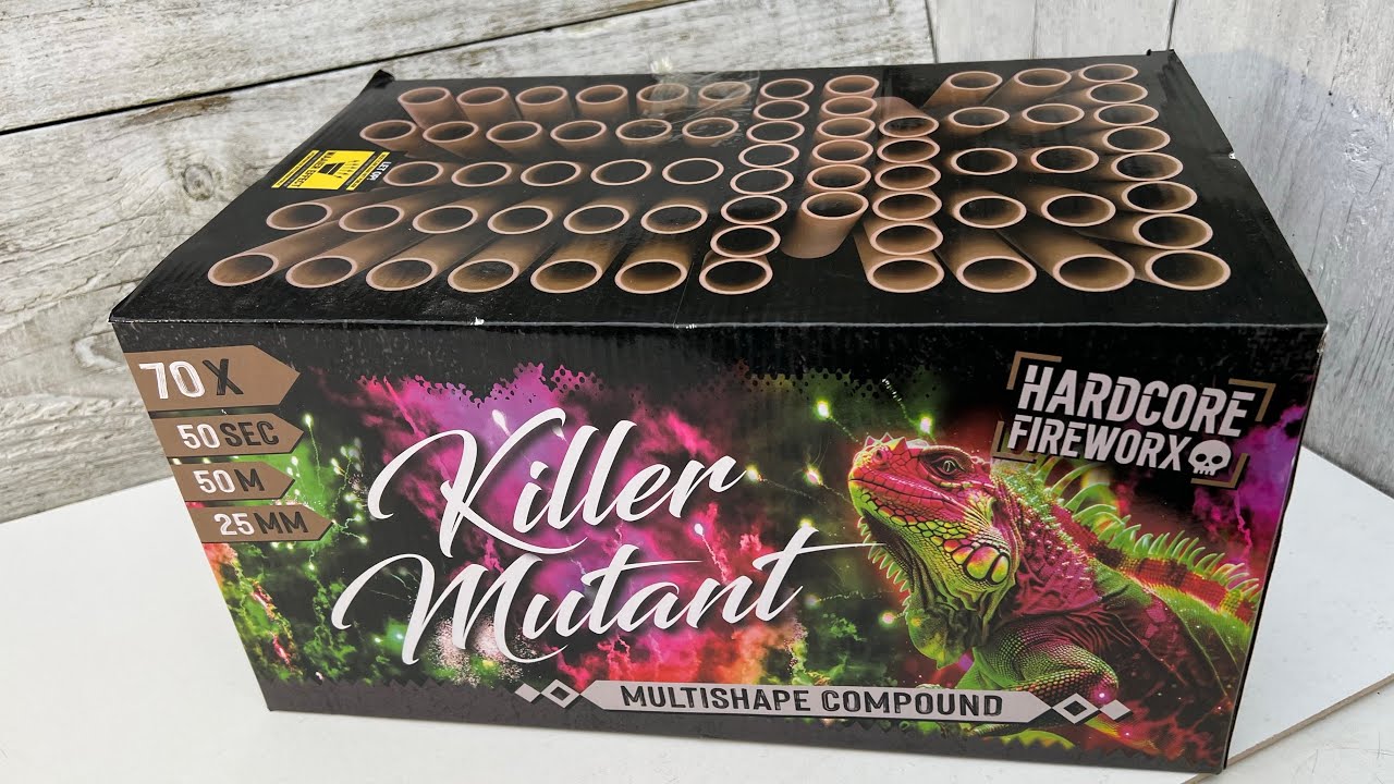 KILLER MUTANT 70 SHOTS | RUBRO VUURWERK 