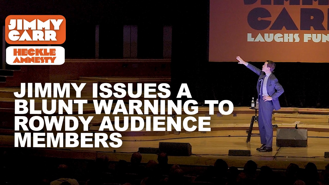 Jimmy Issues a Blunt Warning to Rowdy Audience Member | Jimmy Carr Crowd Work