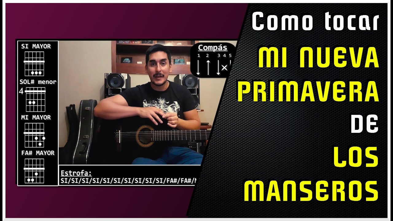 MI NUEVA PRIMAVERA de LOS MANSEROS SANTIAGUEÑOS - Como tocar: Tutorial, Rasguido y acordes
