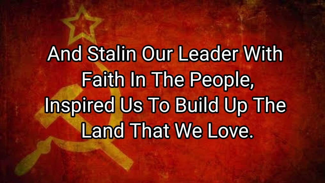 Soviet Union National Anthem (English Version)