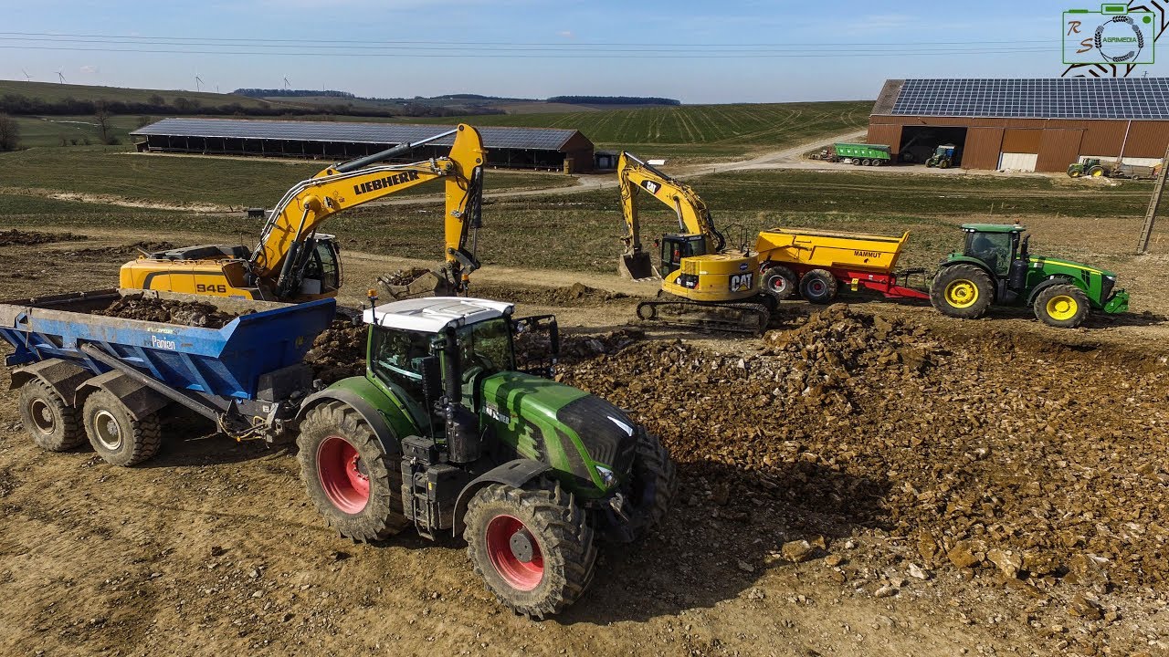 Baustelle XXL/1700PS an Abfahrer/Liebherr R946/Fendt 939S4,936/John Deere8360R/Claas/Massey Ferguson