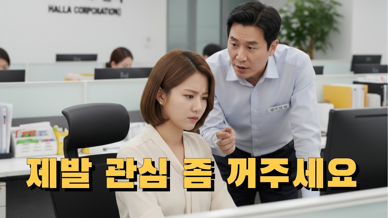 [관심 좀 꺼주세요] 과장님 출근해서 퇴근까지 '안녕' 한마디면 충분합니다.