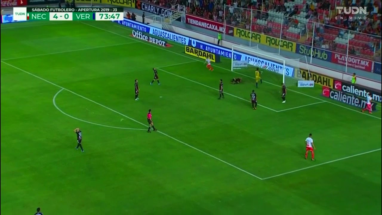 Gol de J. Angulo | Necaxa 5 - 0 Veracruz | Apertura 2019  - Jornada 3 | Liga BBVA MX