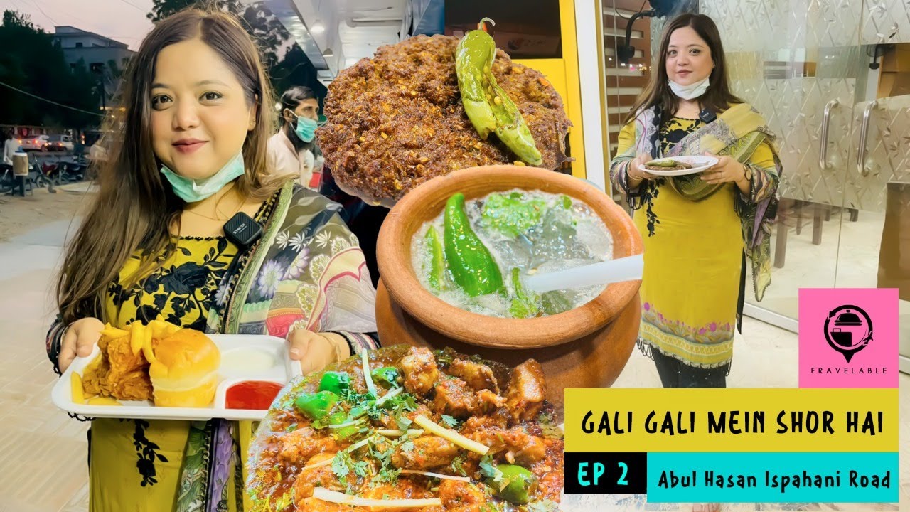 Karachi Street Food| Abul Hasan Ispahani Road| Friends Broast| Marhaba BBQ| Kulki Soda| Bun Kebab