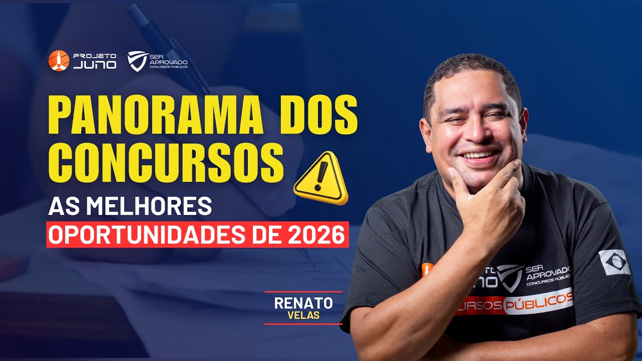 PANORAMA DOS CONCURSOS 2026: As Melhores Oportunidades Que Podem Mudar Sua Vida