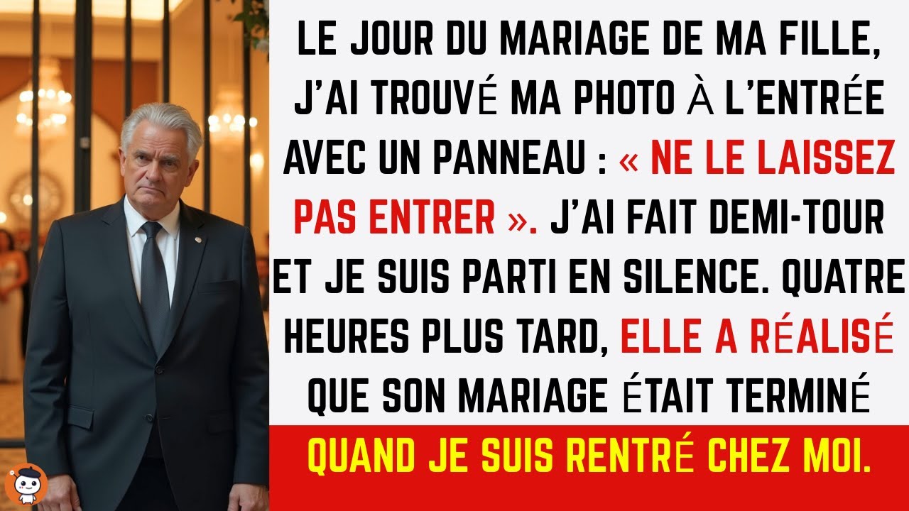 Ma fille m’a interdit d’assister à son mariage… son « jour heureux » s’est écroulé