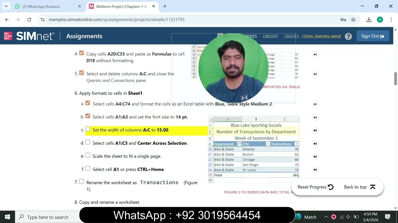 In Practice Excel 365 Application Capstone Project 2 Advanced with XLOOKUP | Midterm Project Chapter