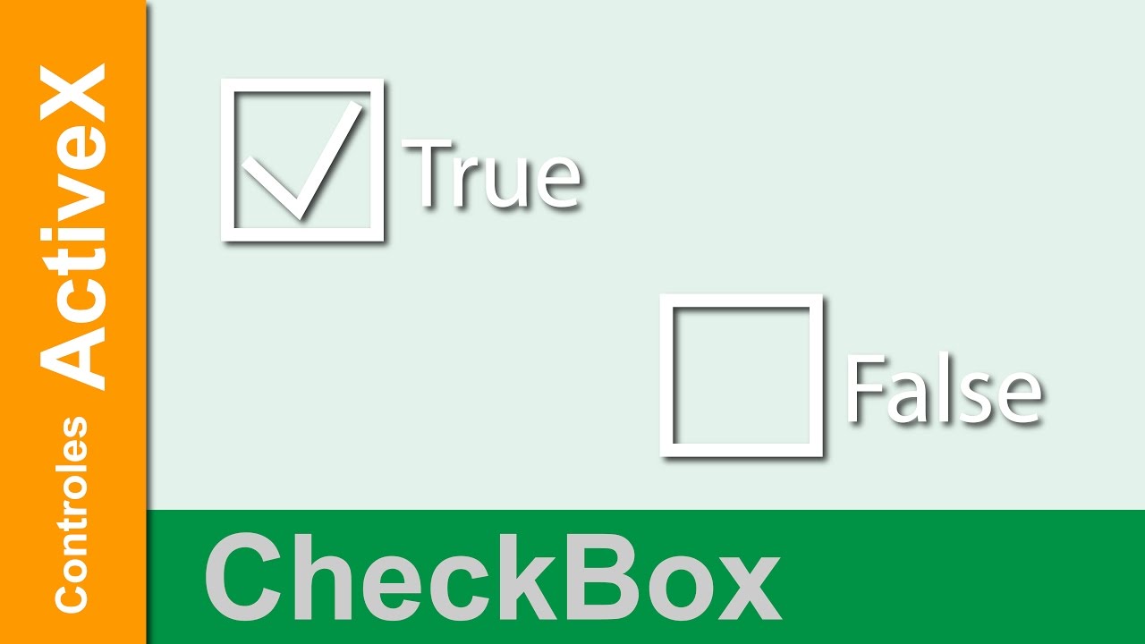 Controles ActiveX | CheckBox | Características Principales