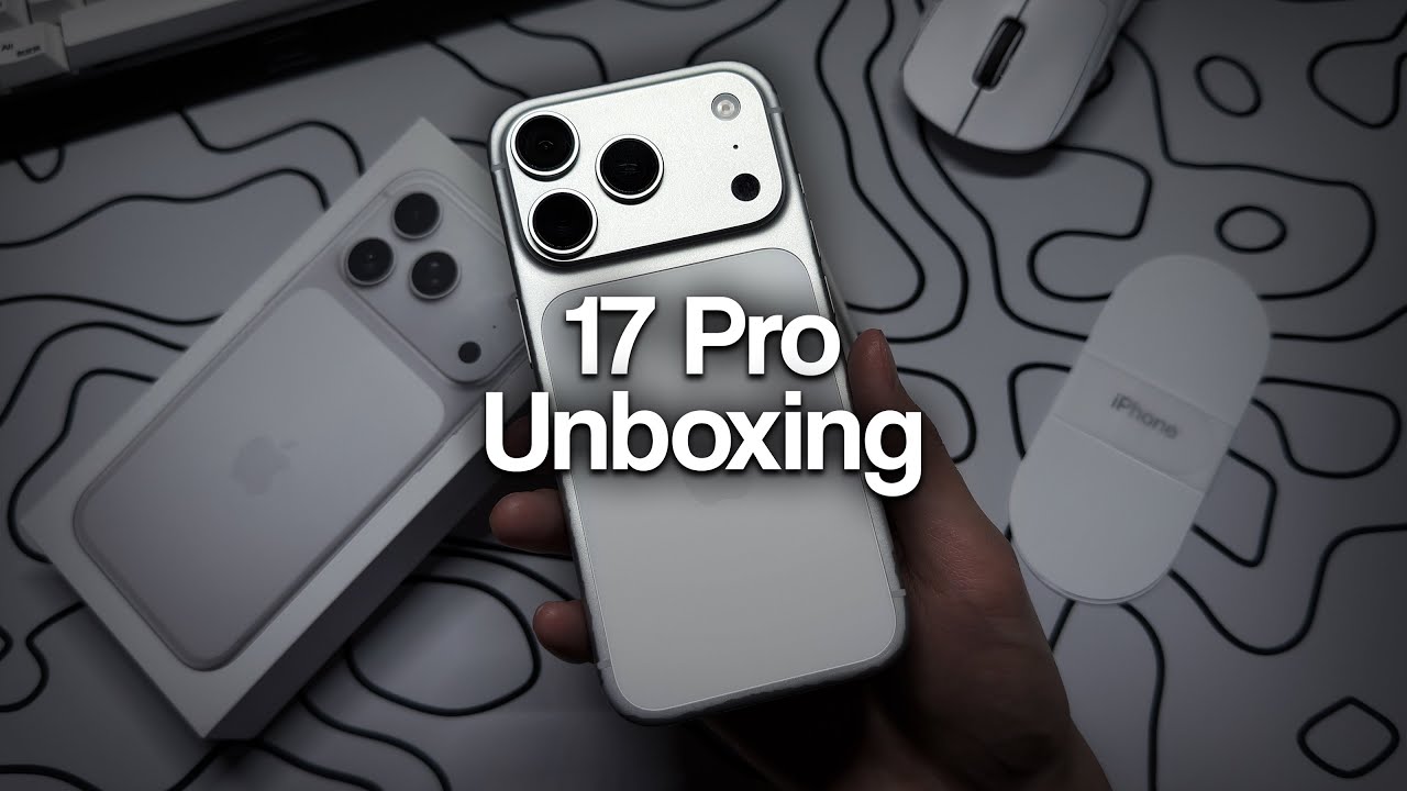 Распаковка iPhone 17 Pro Silver + Как настроить iOS 26
