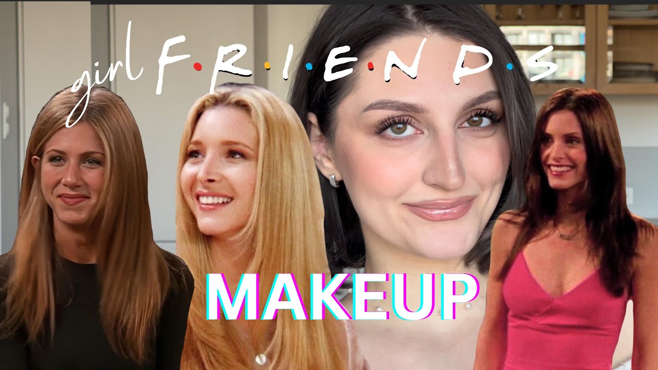 90s FRIENDS Makeup | Monica, Rachel & Phoebe Inspired.