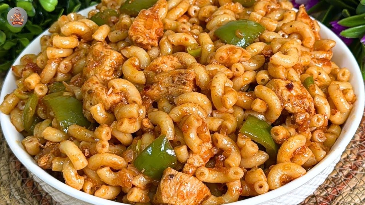 How To Make Chicken Tikka Macaroni By iFood Mania | Restaurant Style Chicken Macaroni Recipe