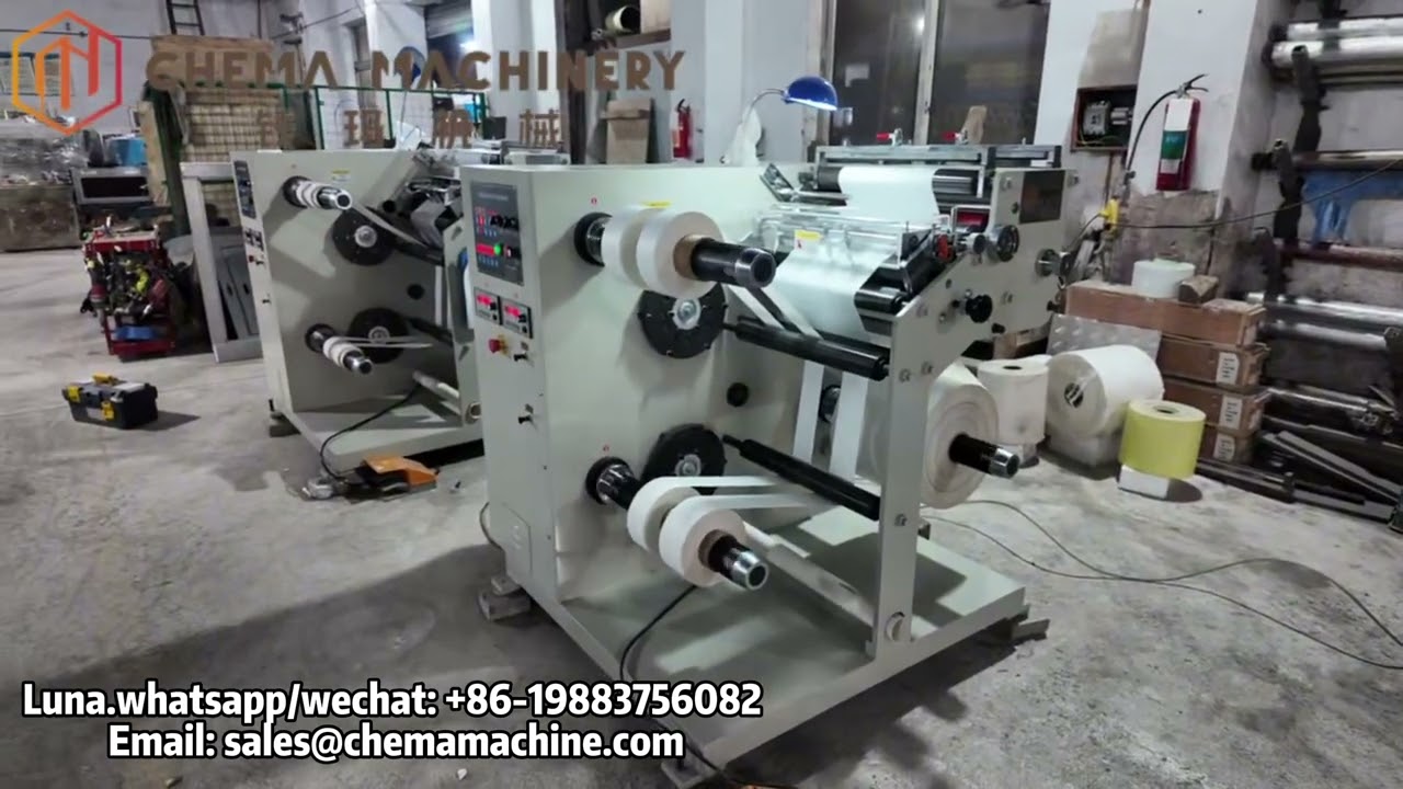 CHEMA CMFQ450A Slitting Machine,Stable performance, clean slitting, and a satisfied customer