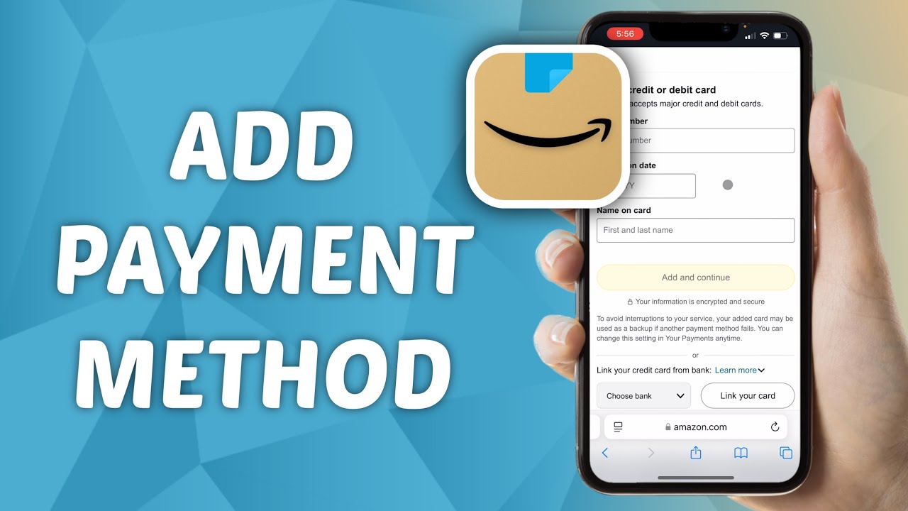 Как добавить способ оплаты на Amazon
