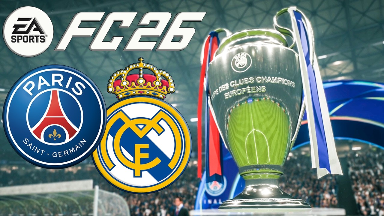 FC 26 PSG vs REAL MADRID | FINAL CHAMPIONS LEAGUE | REALISTIC GAMEPLAY