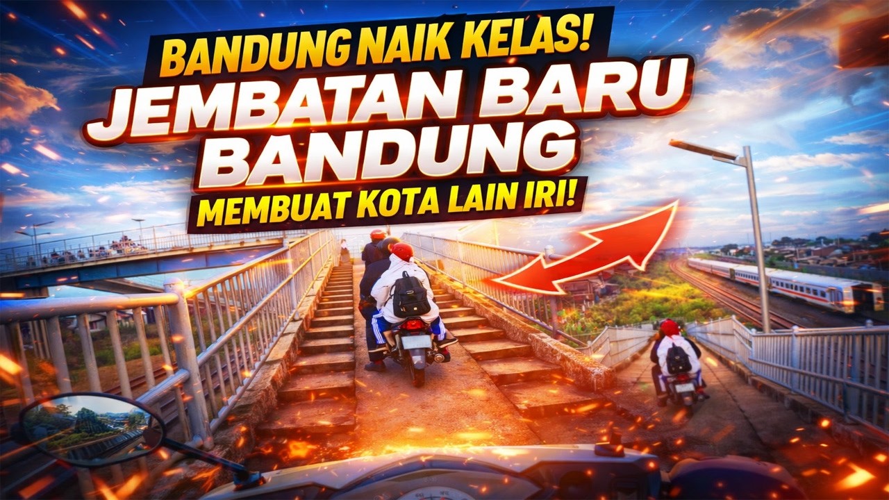 JEMBATAN BARU INI BIKIN HEBOH! Jadi Pusat Perhatian di Kota Bandung