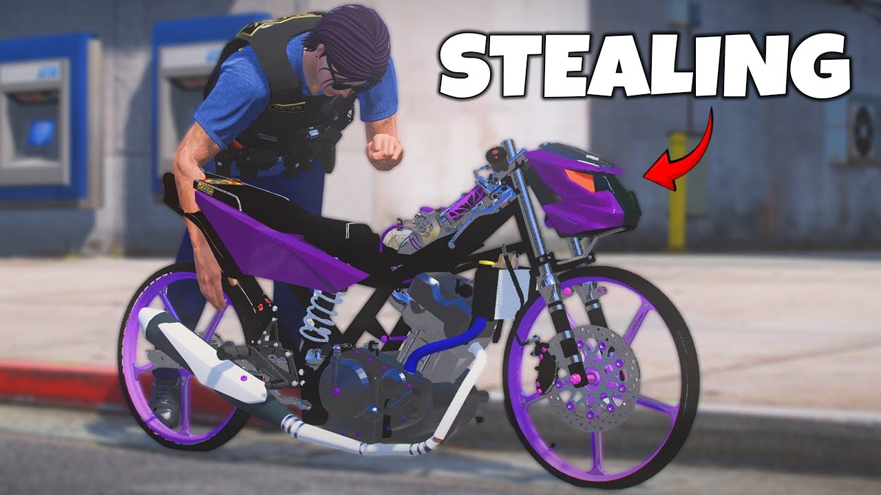 I STOLE A RAIDER 150 Fi DRAGBIKE CONCEPT FROM DRUG DEALERS AS A COP sa GTA 5 (GRABE TO!) | SnoopX