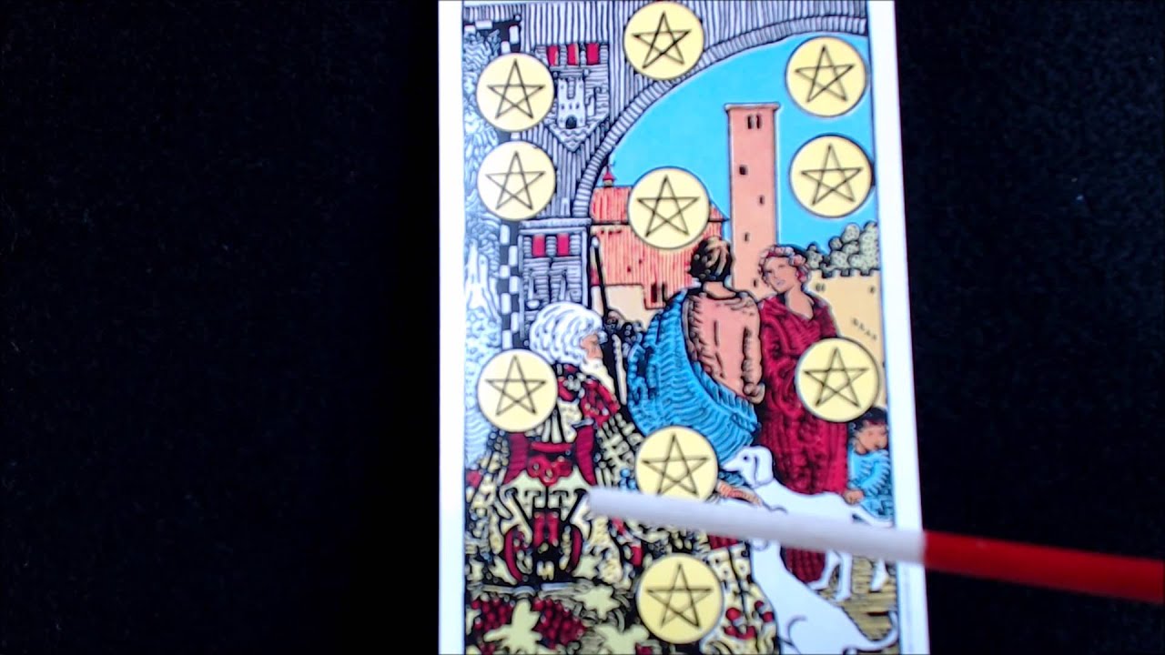 10 of Pentacles; Symbols of the Rider Waite Smith Tarot by Abheda Greene