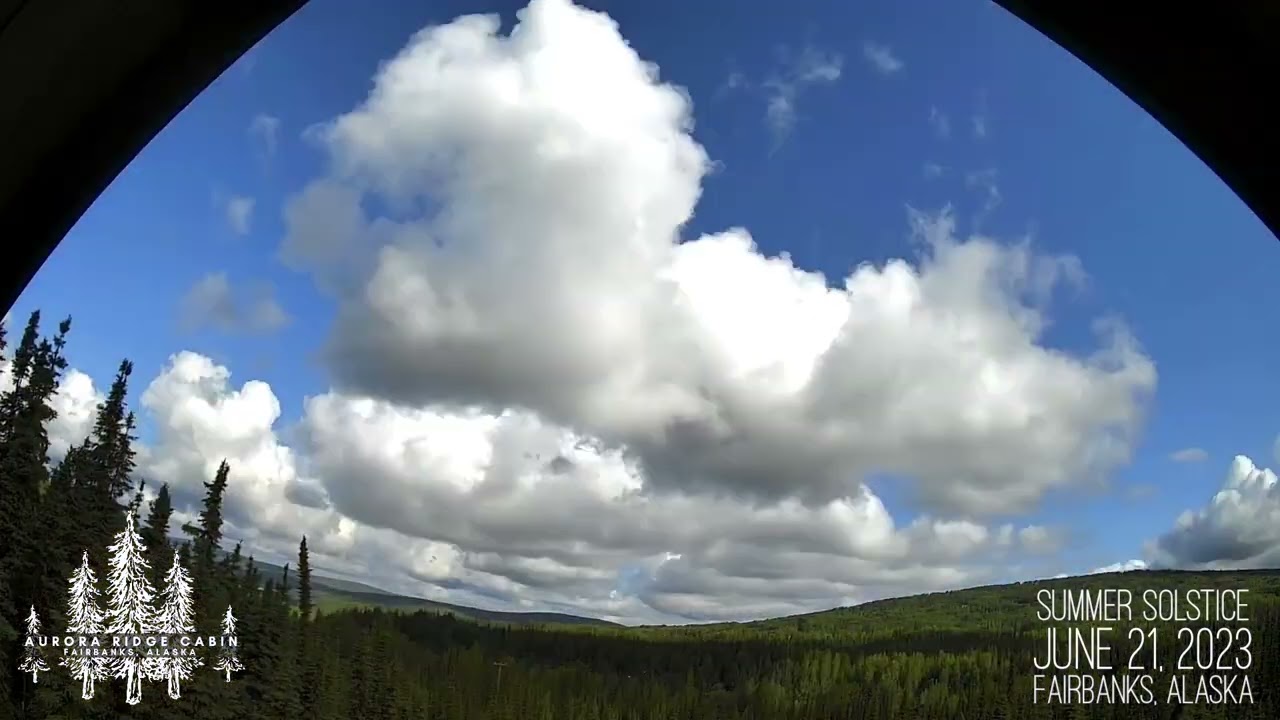 Summer Solstice Fairbanks, Alaska - 24 hours of daylight
