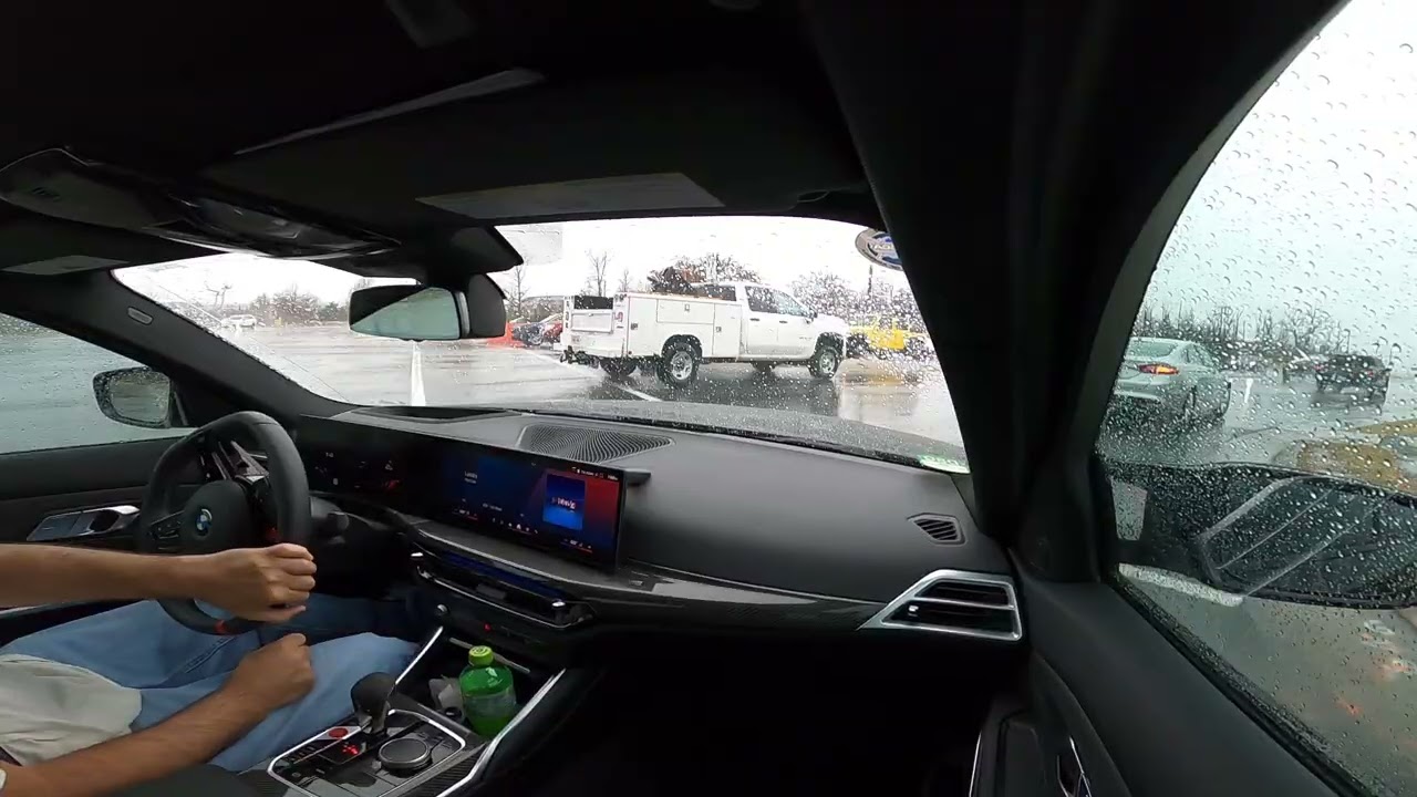 BMW 2026 M3 out on a rainy day...