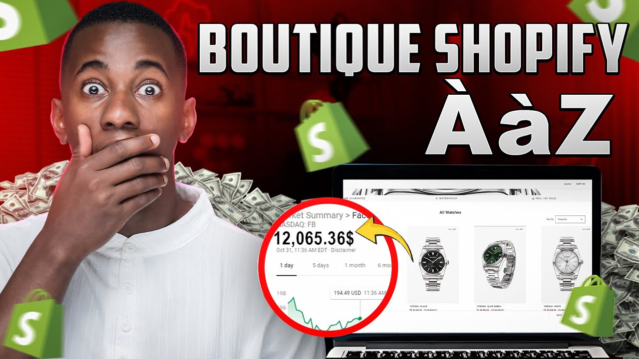 Comment Cr&eacute;er Une Boutique Shopify En Afrique de A a Z (Tuto Pour Debutant)
