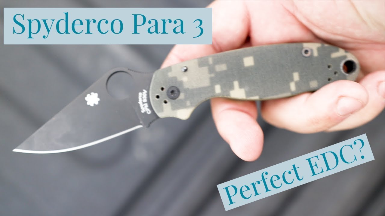 Spyderco Para 3 | Perfect Pocket Knife?