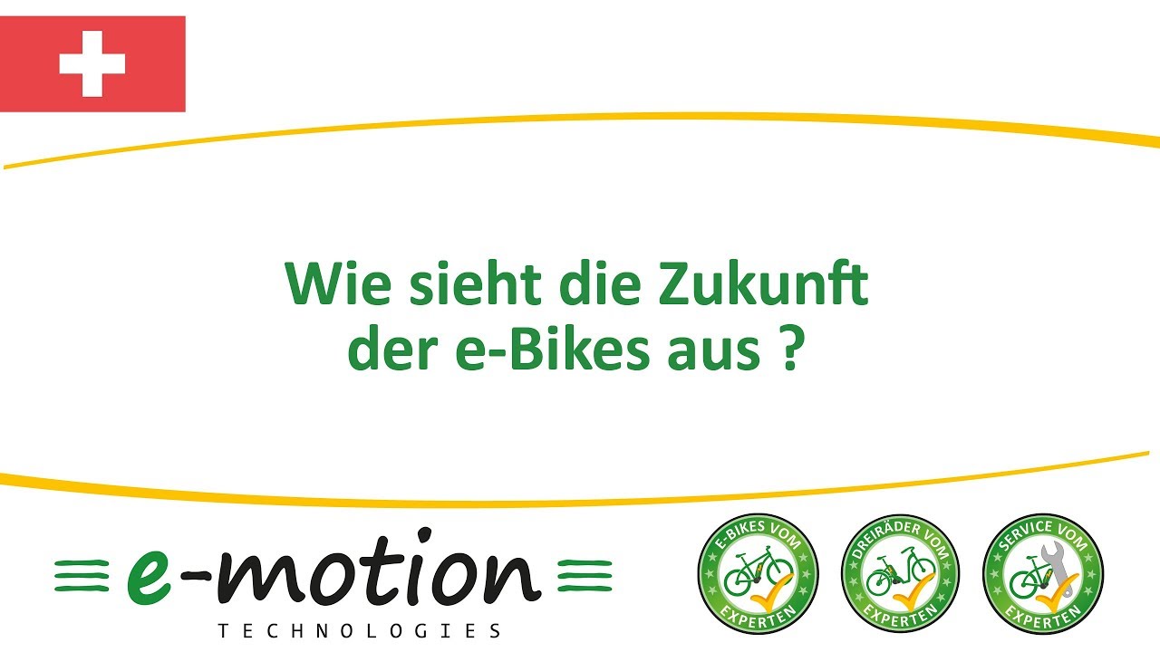 Wie sieht die Zukunft der e-Bikes aus ? |&nbsp;e-motion e-Bike Experten Schweiz