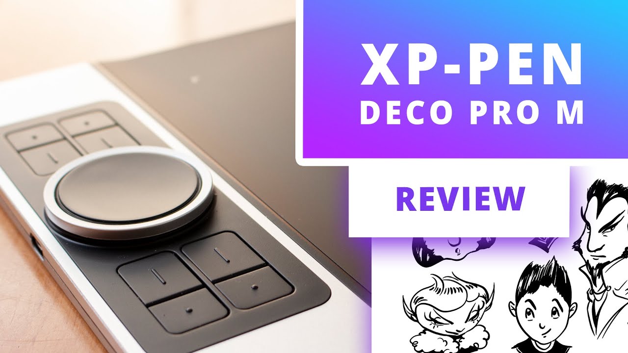 XP PEN Deco Pro M Grafiktablett || Review + Timelapse