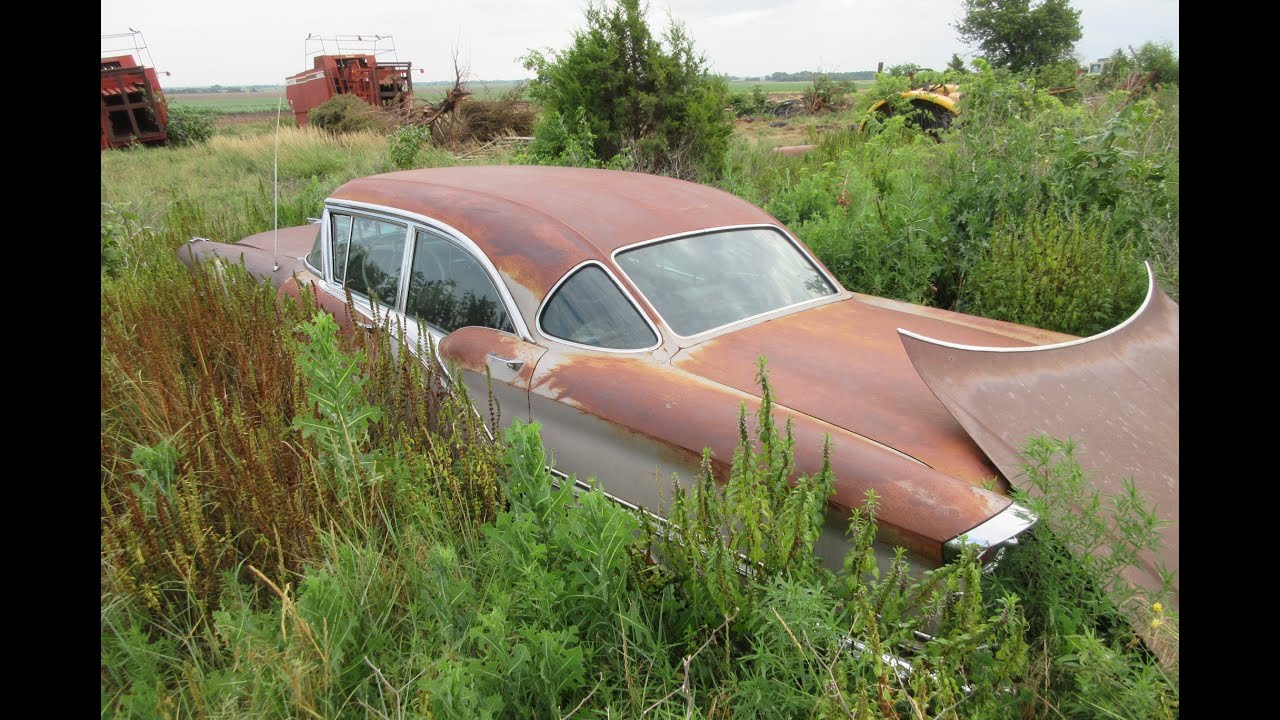 Farm Pasture Tour #2!  1957 Oldsmobile 98, 1949 GMC Farm Truck, 1965 Chevy Bel Air & a couple more!