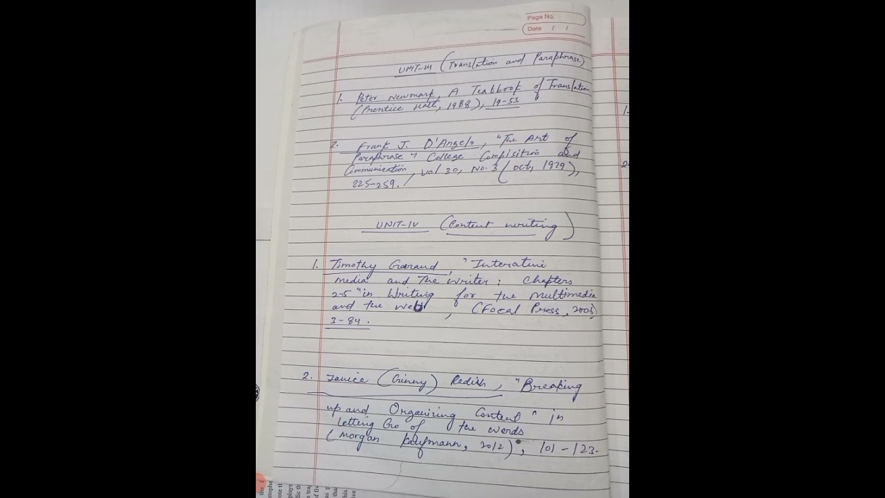 Syllabus discussion of the exam 