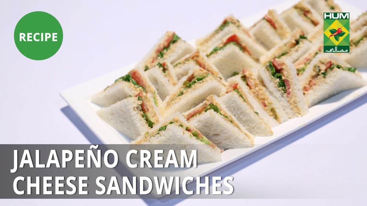 Jalapeno Cream Cheese Sandwiches Recipe | Lazzat | Samina Jalil | Fast Food