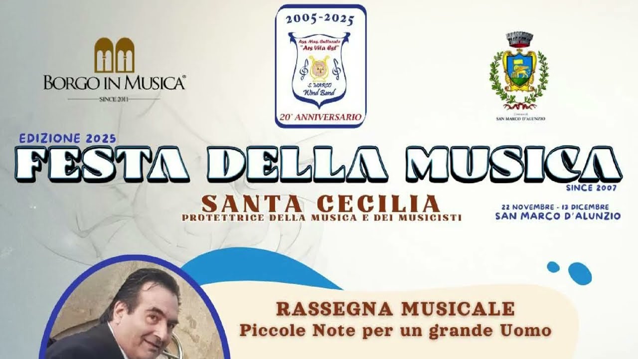 𝐑𝐚𝐬𝐬𝐞𝐠𝐧𝐚 𝐩𝐞𝐫 𝐮𝐧 𝐆𝐫𝐚𝐧𝐝𝐞 𝐔𝐨𝐦𝐨 Festa della Musica 2025