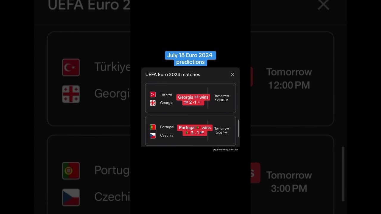 Group F opening fixtures #predictions #football #futbol #soccer #euro2024 #euro #predicciones