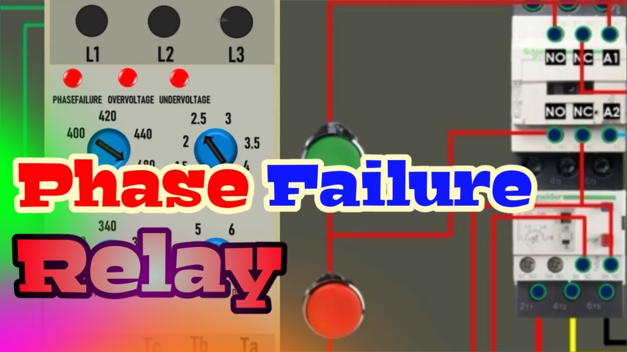 Cara Merakit Phase Failure Relay PFR Pengaman Beban Listrik