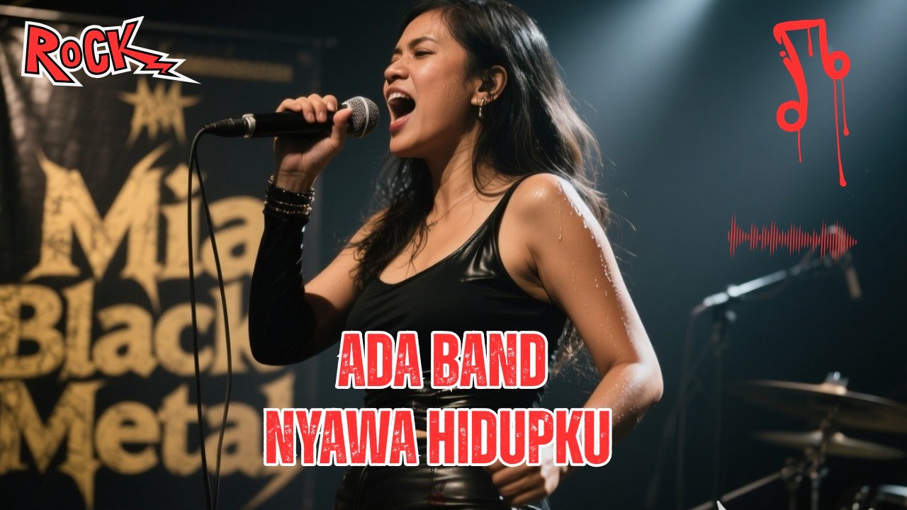 ADA BAND - Nyawa Hidupku 🤘🔥 Black Metal Cover MIA🎸🖤 ROCK VERSI CADAS 😈🎧  Viral  2026 Indonesia