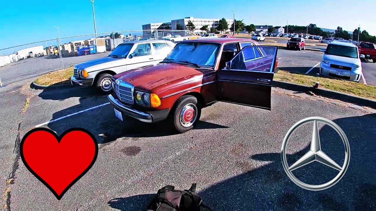 Запуск Мерседес W123 240D После Длительного Простоя в Америке. Запуститься?