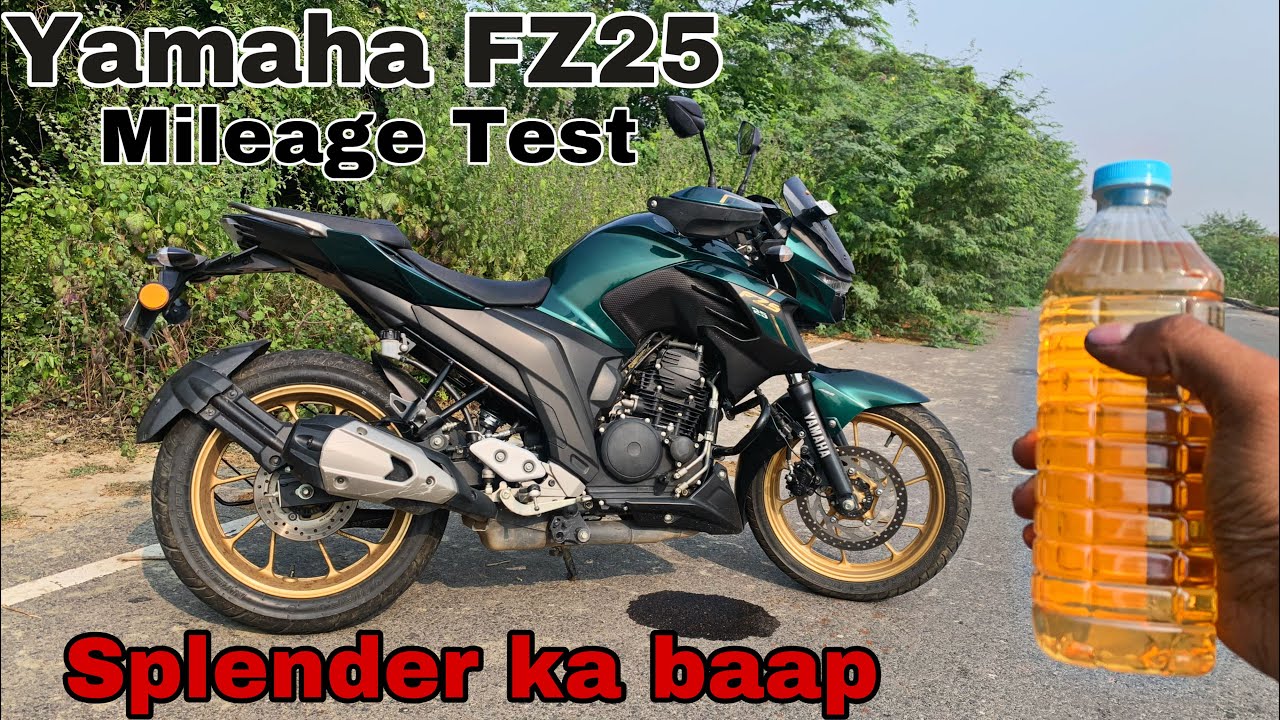 Yamaha FZ25 (BS6) Mileage Test || Shocking Result || splender se bhi jada mileage 😳😳