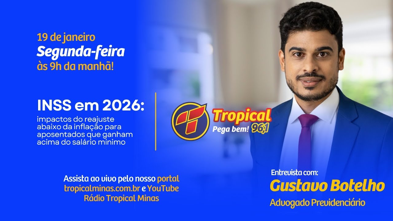 INSS EM 2026| Gustavo Botelho - Advogado Previdenciário.