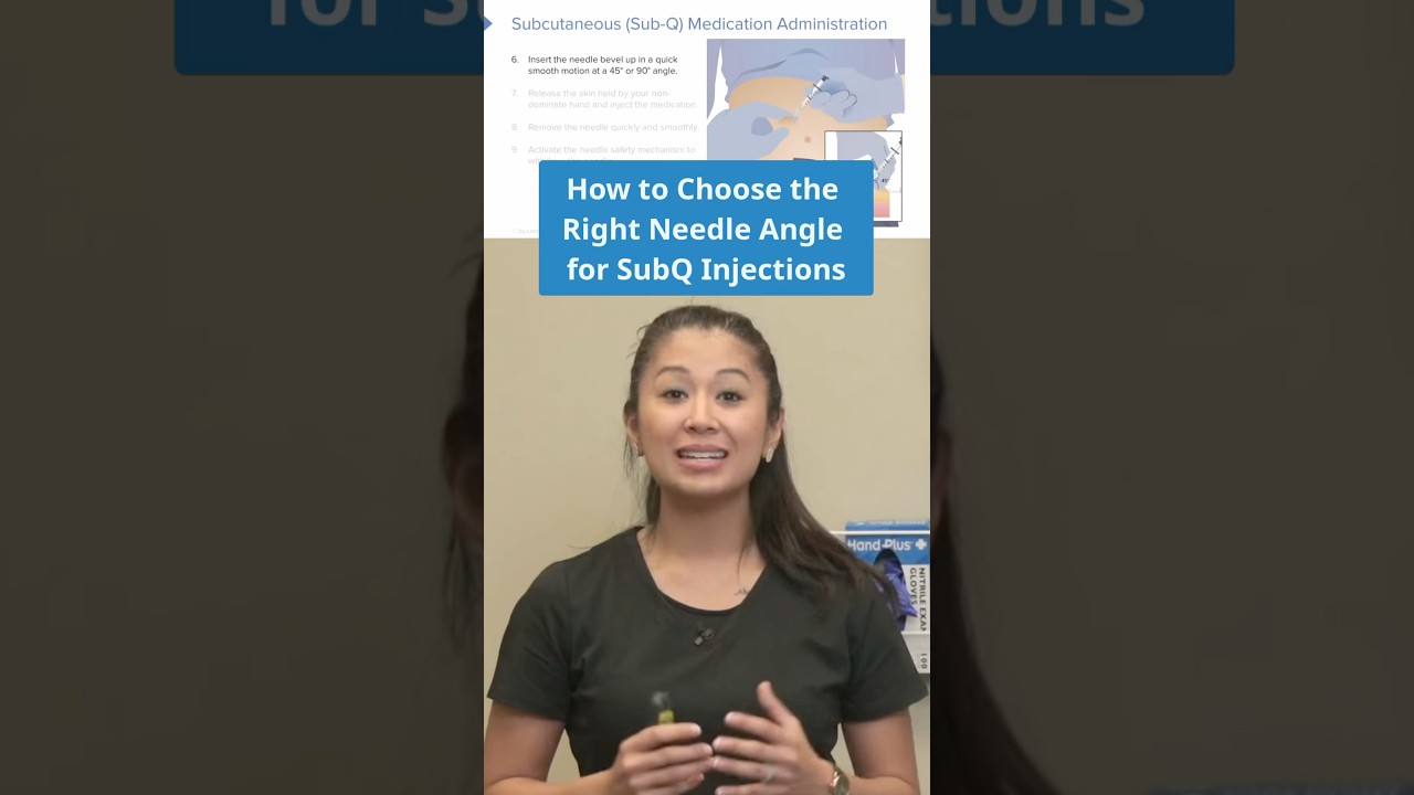 SubQ Injections: 45&deg; vs. 90&deg; Angle 🩺