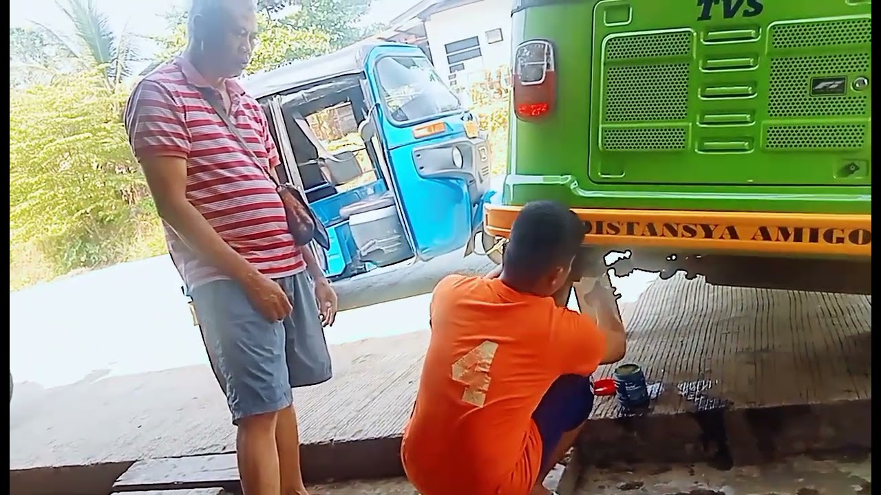 HOW TO CHANGE OIL TVS KING & FULL GREASE & ROTATION TIRE WITH TIPS,@ayosamigovlog993