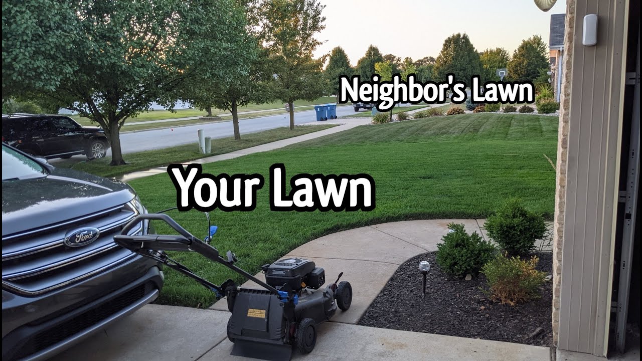 How to KEEP Your LAWN GREENER Than Your NEIGHBOR'S LAWN