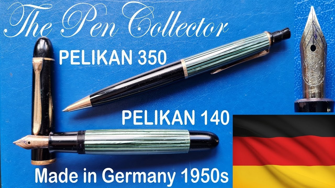 PELIKAN 140 & PELIKAN 350 Green Striped