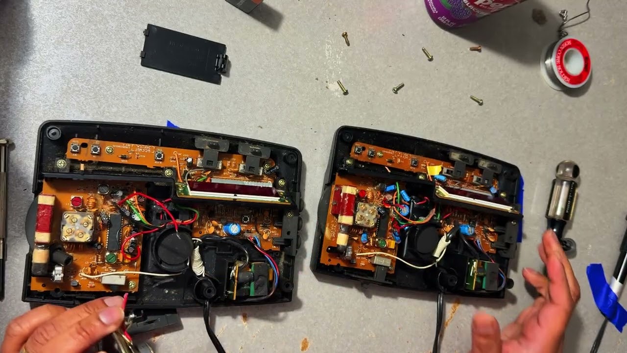 Raw footage of me repairing my childhood clock radio. I haven’t soldered anything in about 30 years.