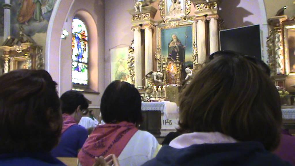 Msza Święta.Lubsza.30.06.2015, g.06.22-XXIV Pielgrzymka Piesza z Pszczyny.