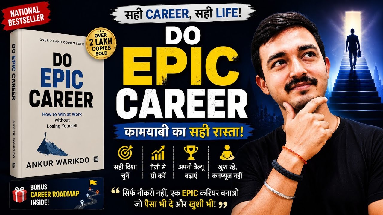 Build an Epic Career Book Summary | Career Advice #ankurwarikoo #अंतर्मनwithme #antarmanwithme