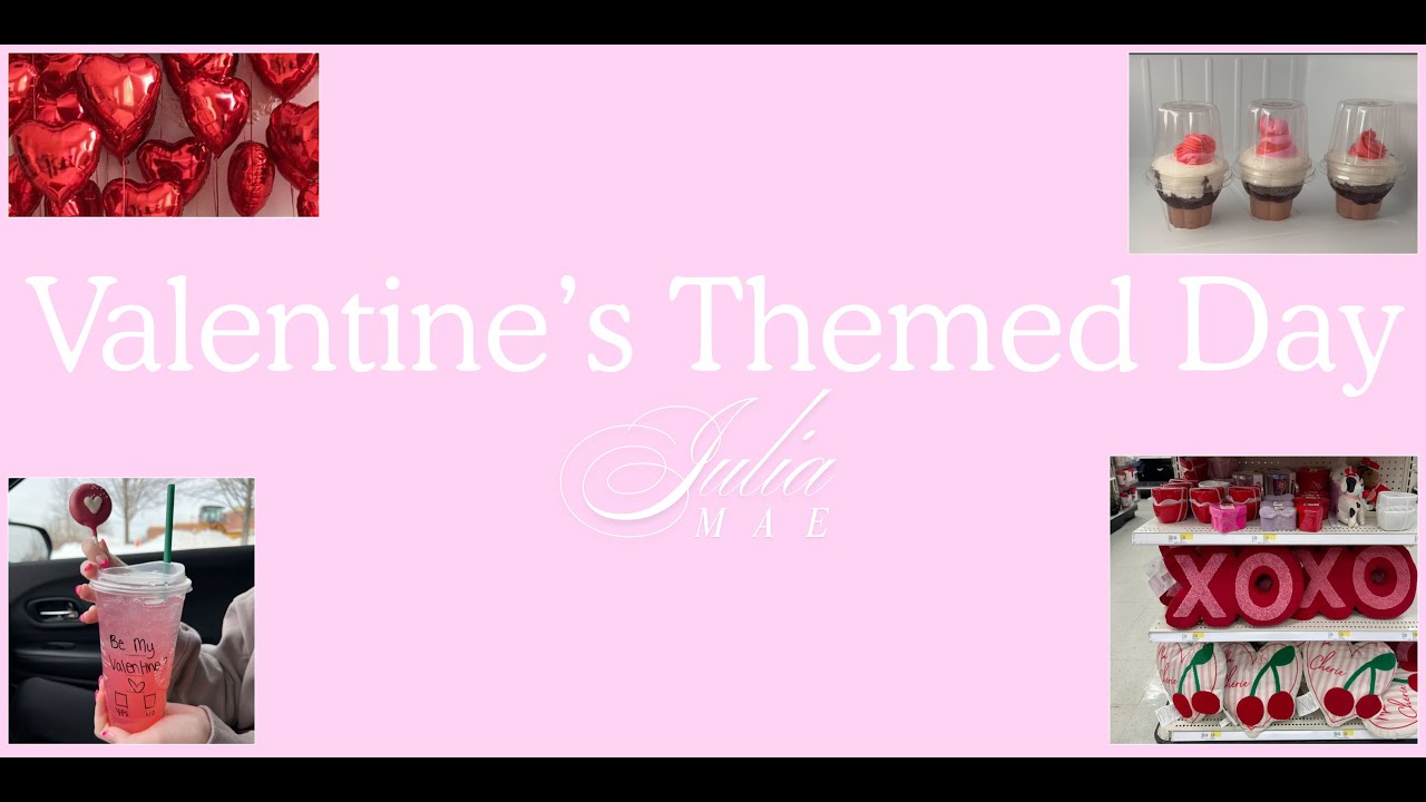 Live a Valentine's Themed Day with Me!!│Starbucks, Ice Cream, Shopping, Gifts!💓