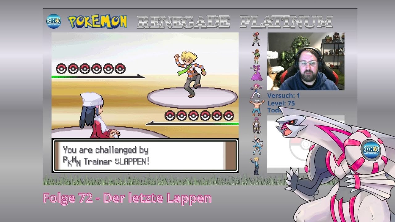 Pokemon Renegade Platinum Nuzlocke Challenge #72 Der letzte Lappen