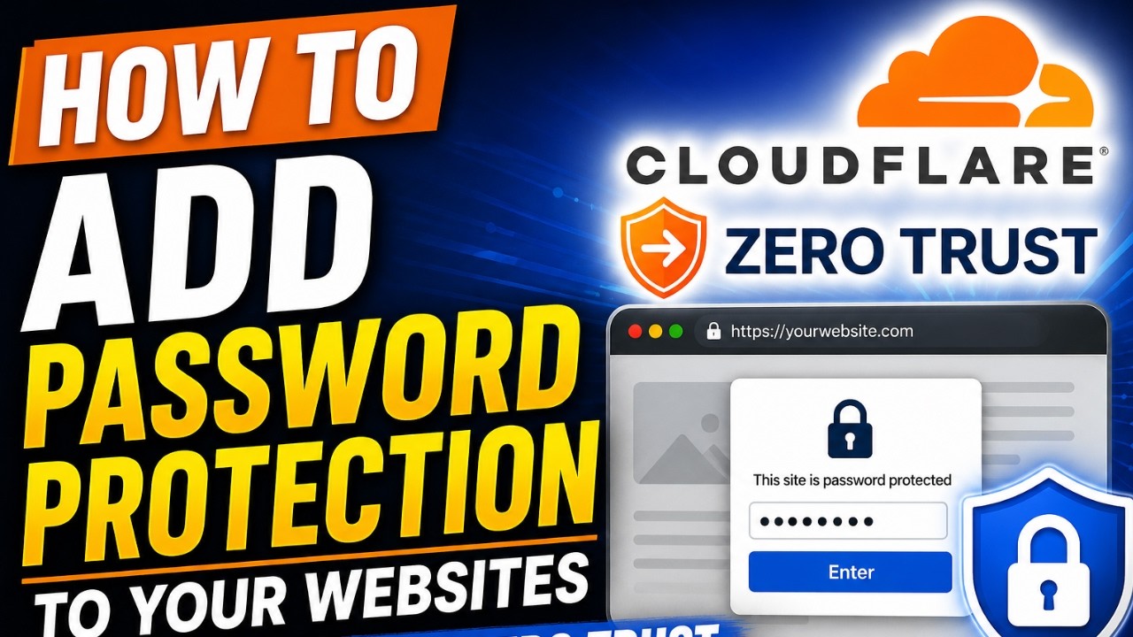 Add 2FA email verification  to any Website in 5 Minutes (Cloudflare Zero Trust)