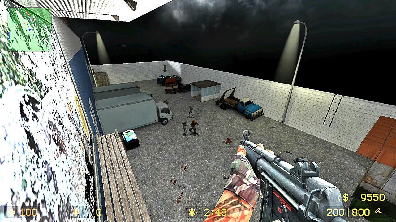 CSS · Модификация Zombie Survival: карта zm_Storagehouse_v2c · The Ultimate Barricade