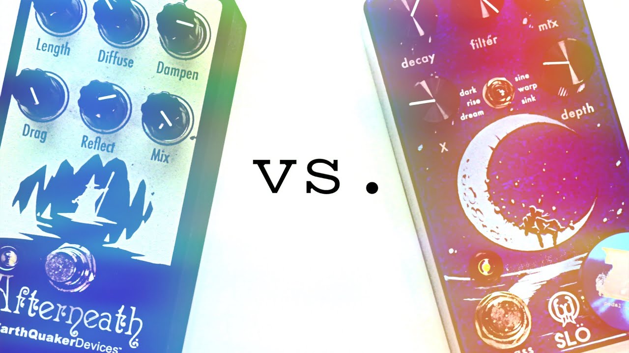 EarthQuaker Devices Afterneath Vs. Walrus Audio Slö Reverb Pedals | Roland JC-40 In Stereo